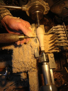 Frank Lee's photo of grooves being put in handles